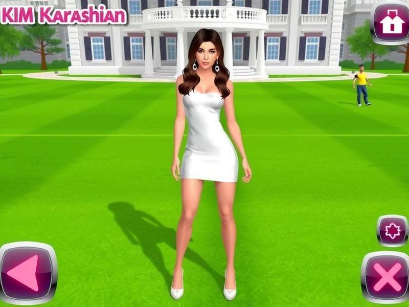 In-game screenshot showing a character at a movie premiere event