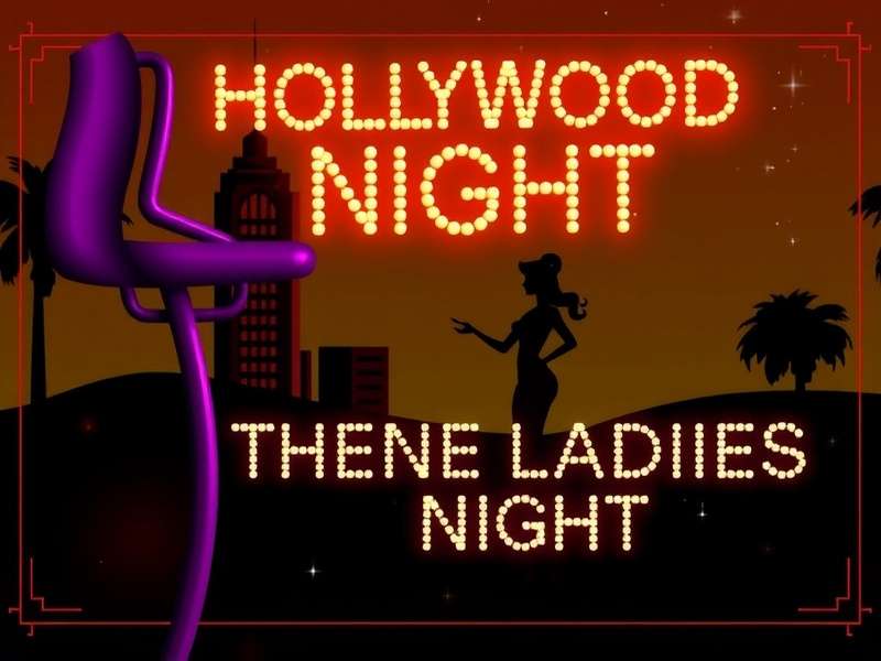 Hollywood Game Night Ladies Night gameplay screenshot showing characters at a glamorous party