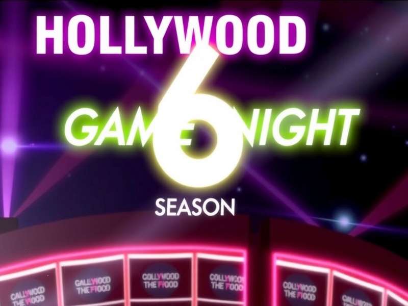 Hollywood Game Night Season 6 cast and host Jane Lynch celebrating a game win