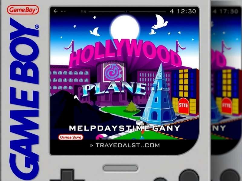 Planet Hollywood Gameboy gameplay screenshot showing vibrant graphics and action