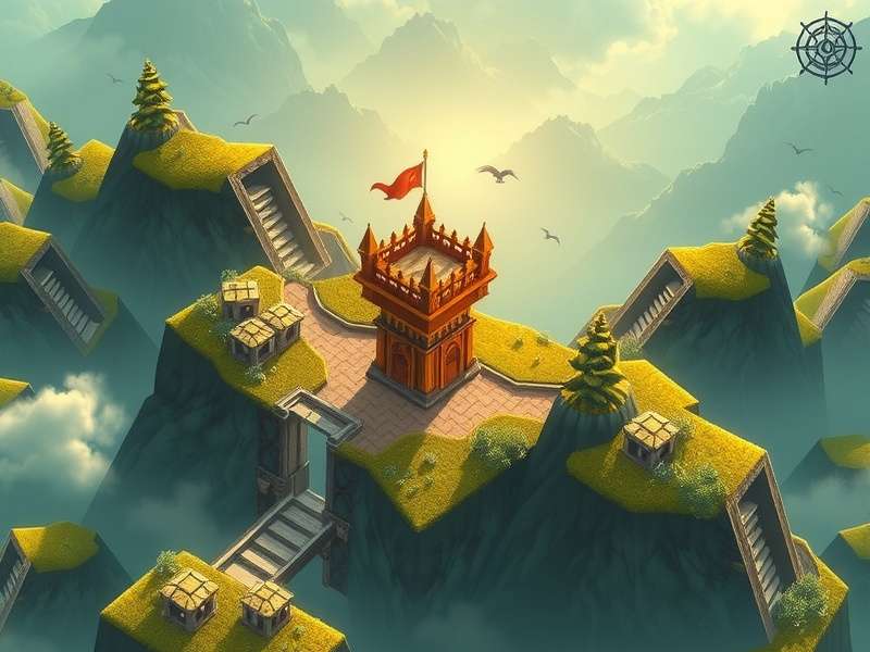 Gold Tower Defense strategic map layout showing optimal tower placement