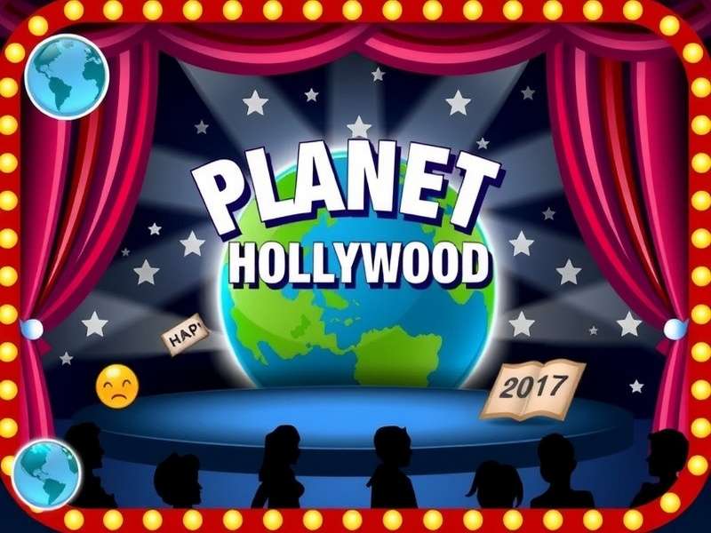 Kids playing Planet Hollywood themed games in family entertainment setting