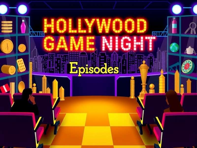 Hollywood Game Night cast and celebrities playing games