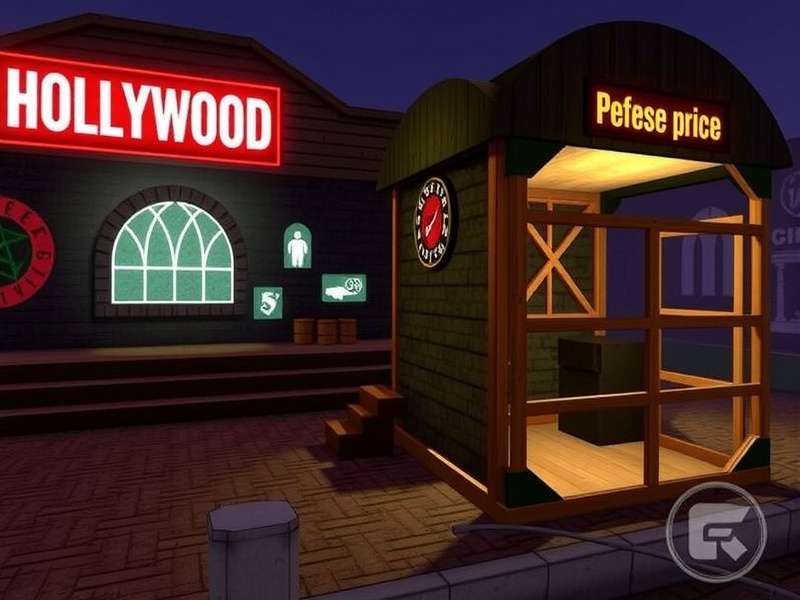 Hollywood game characters and casino slots on a phone screen