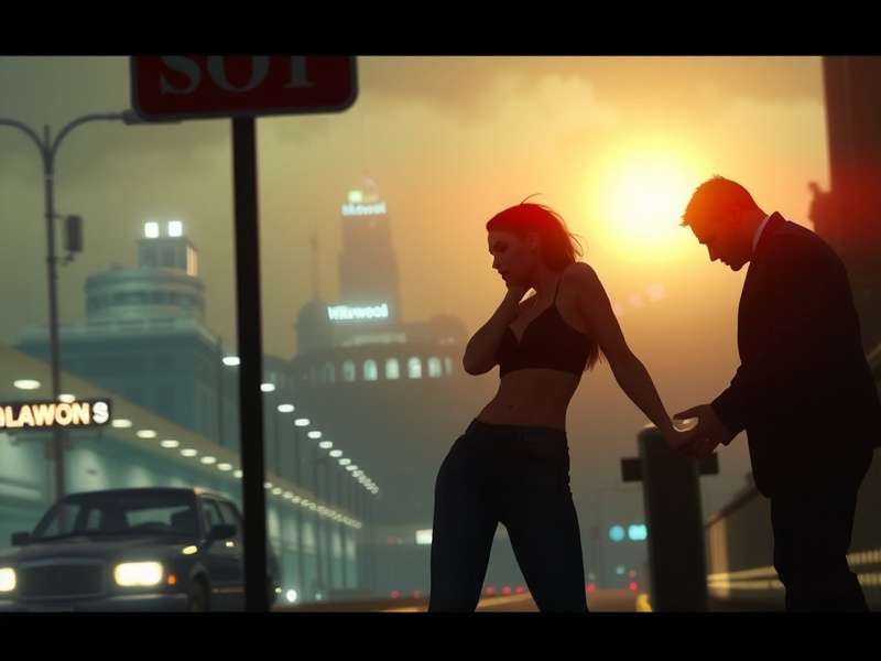 Hollywood Game Episode 2 gameplay screenshot showing cinematic visuals