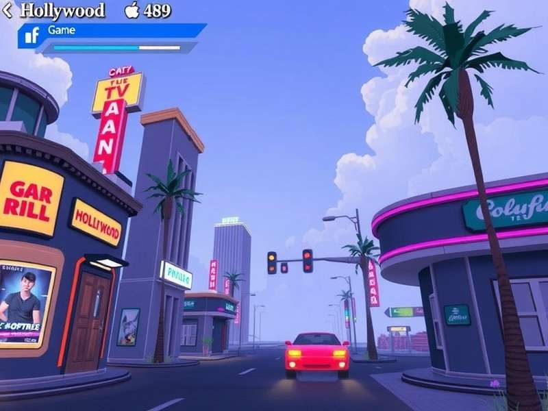 Highly customizable character creation screen in Game Hollywood