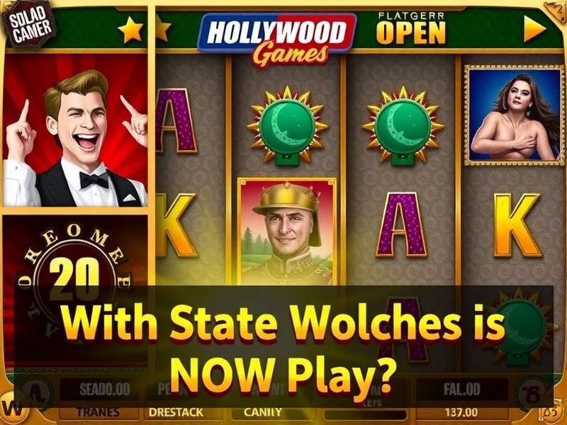 Hollywood Games Online Free Play Interface Showing Movie-Themed Casino Games