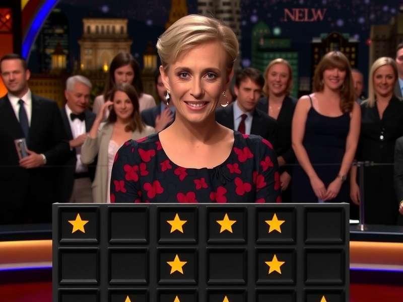 Jane Lynch hosting Hollywood Game Night with celebrity contestants