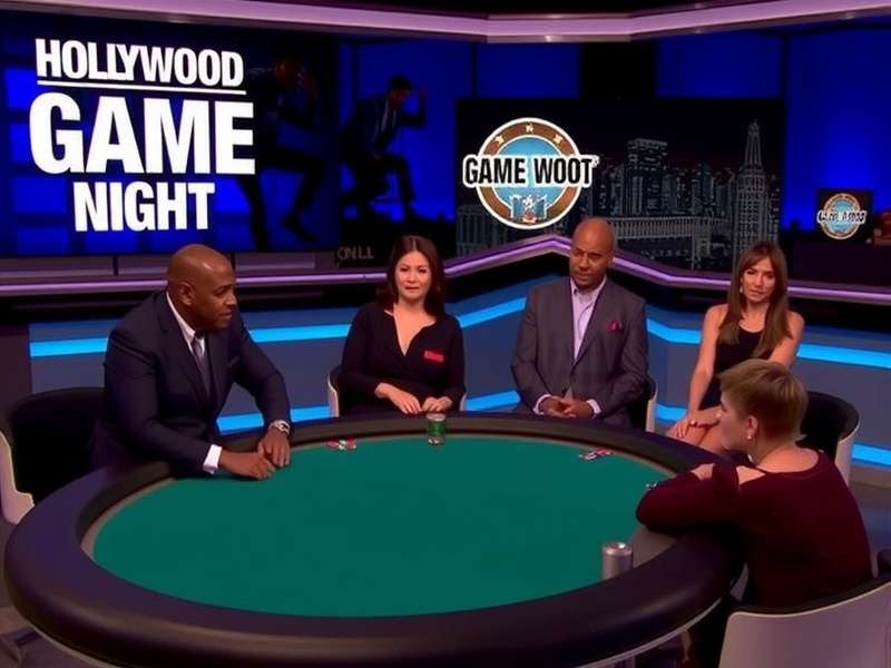 Hollywood Game Night Season 6 Episode 5 – Celebrity contestants and game show stage