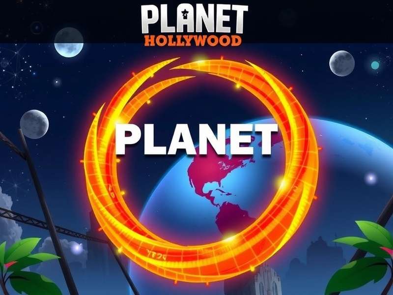Planet Hollywood Game Online - vibrant casino gaming interface with neon lights