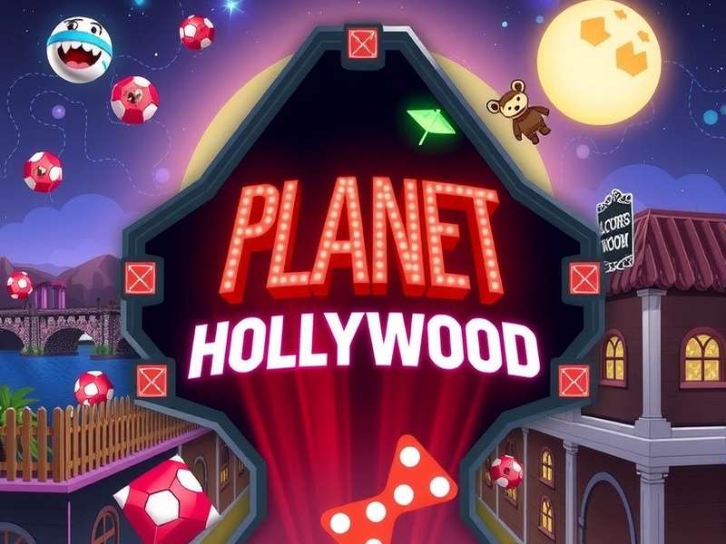 Hollywood Games data analytics dashboard showing player statistics and trends